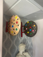 Hanging M & M Chocolate Cookie Over Sized Statue - LM Treasures 