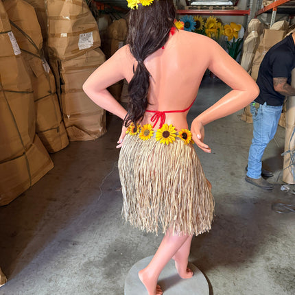 Hawaiian Hula Girl Life Size Statue