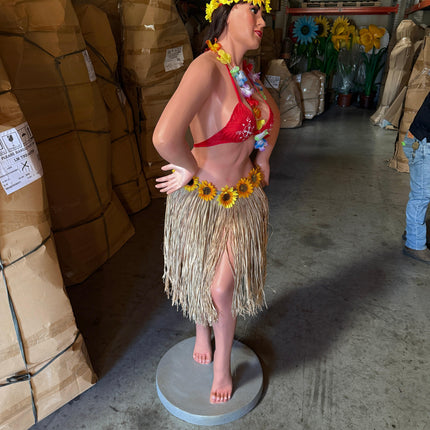 Hawaiian Hula Girl Life Size Statue