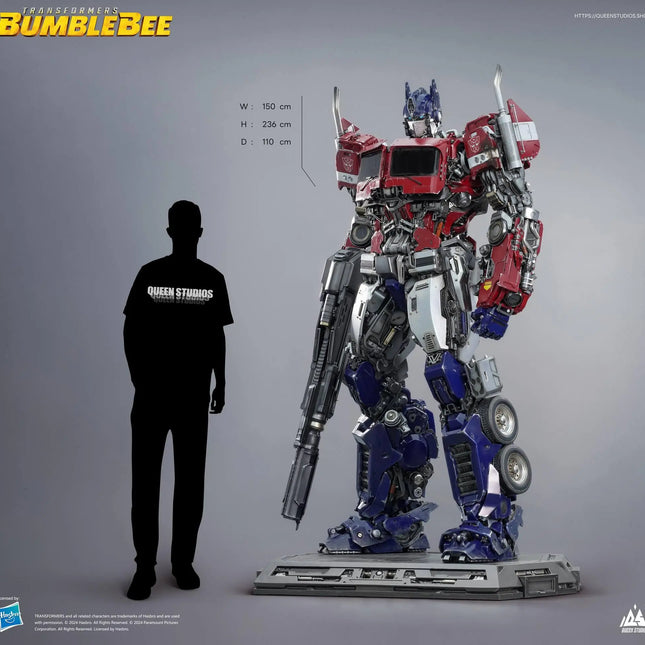 Transformers Optimus Prime Human Size Statue Queen Studios LM Treasures - QS