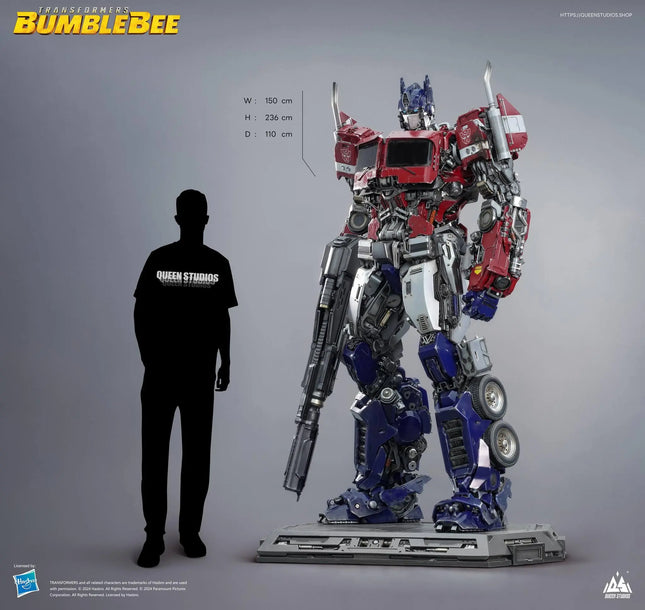 Transformers Optimus Prime Human Size Statue Queen Studios LM Treasures - QS