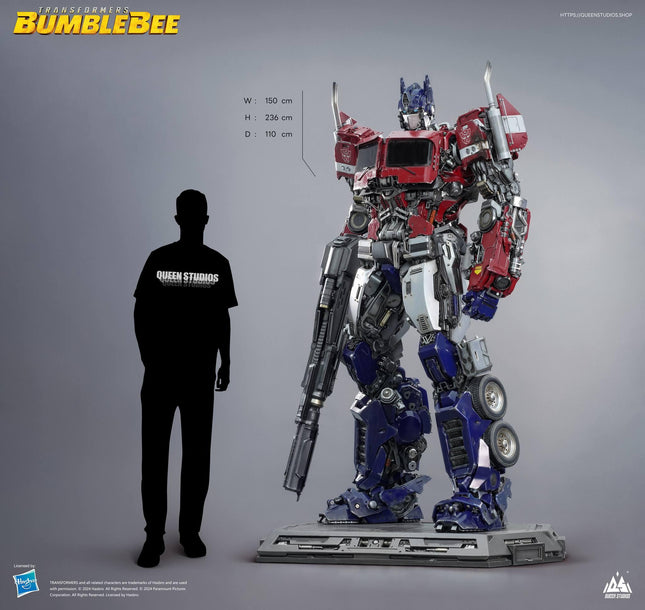 Transformers Optimus Prime Human Size Statue by Queen Studios Collectibles