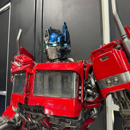 Blue & Red Robot Life Size Statue