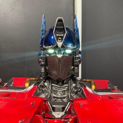 Blue & Red Robot Life Size Statue
