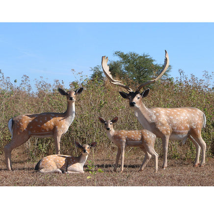 Doe Fallow Deer Life Size Statue - LM Treasures 