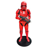 Star Wars The Rise Of Skywalker Sith Trooper With Trooper Life Size Statue