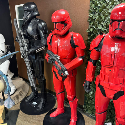 Star Wars The Rise Of Skywalker Sith Trooper With Trooper Life Size Statue - LM Treasures 