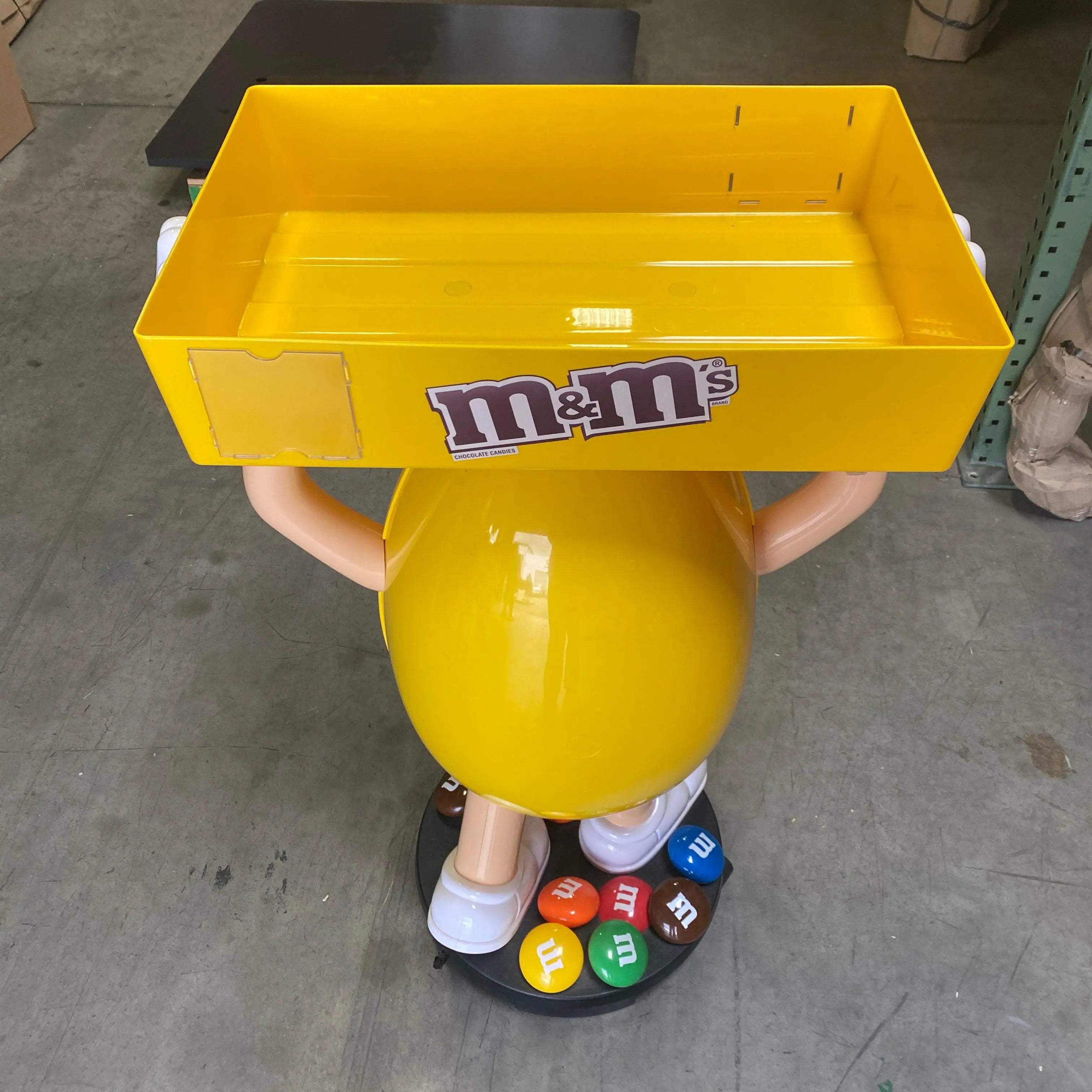 Candy Cart Yellow M&M Statue Display | LM Treasures – LM Treasures