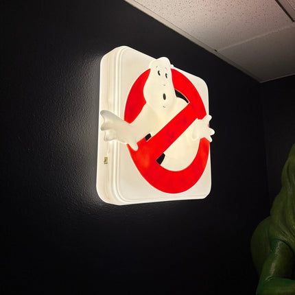 Ghostbusters Light Up No Ghost Wall Decor Sign LM Treasures - P