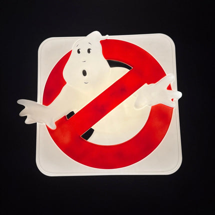 Ghostbusters Light Up No Ghost Wall Decor Sign LM Treasures - P