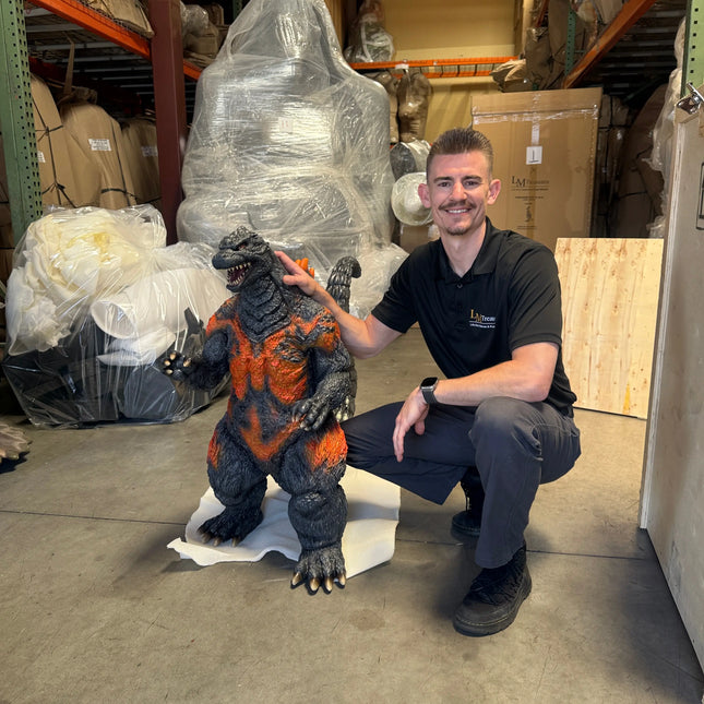 Godzilla 1995 Burning Custom Statue LM Treasures