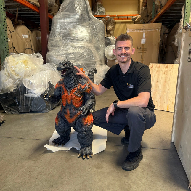 Godzilla 1995 Burning Custom Statue LM Treasures