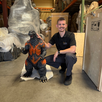 Godzilla 1995 Burning Custom Statue