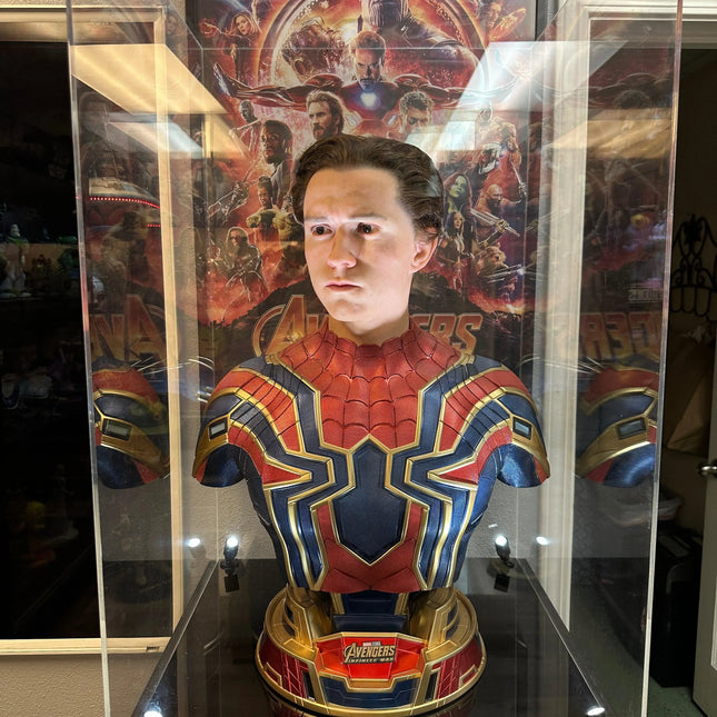 Iron Spider-Man Life Size Bust Statue Queen Studios LM Treasures - QS