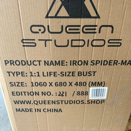 Marvel Iron Spider-Man Life Size Bust Statue - LM Treasures 