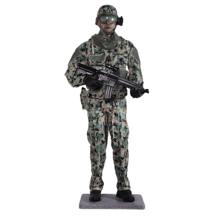 Green Tactical Soldier Life Size Statue - LM Treasures 