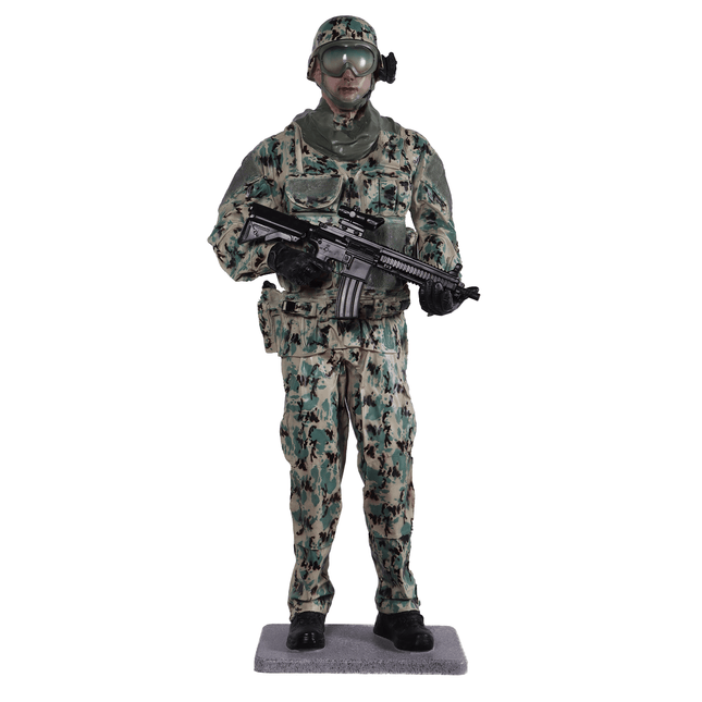 Green Tactical Soldier Life Size Statue - LM Treasures 