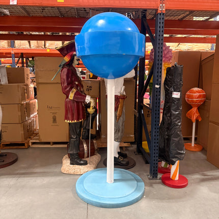 Large Blue Sugar Pop Over Sized Statue