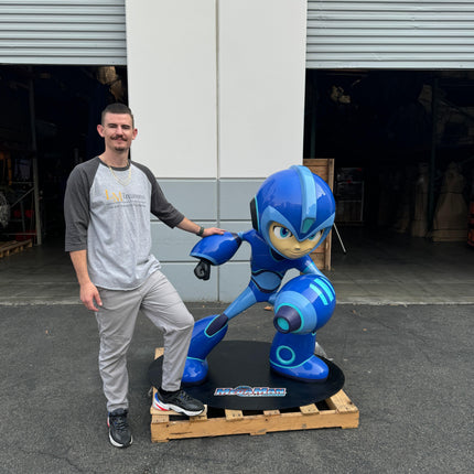 Mega Man Fully Charged 1:1 Scale Life Size Statue