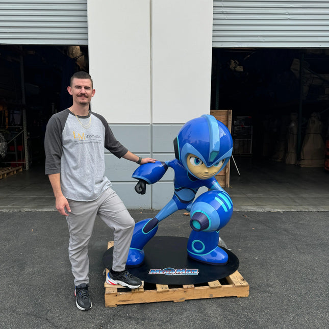 Mega Man Fully Charged 1:1 Scale Life Size Statue LM Treasures - P