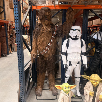 Animated 7.5ft Chewbacca Holiday Statue LM Treasures - P