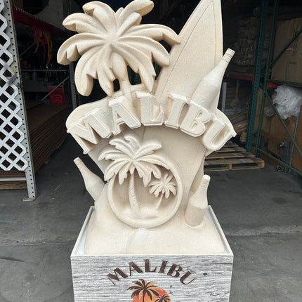 Malibu Rum Sandcastle Over Sized Statue - LM Treasures 
