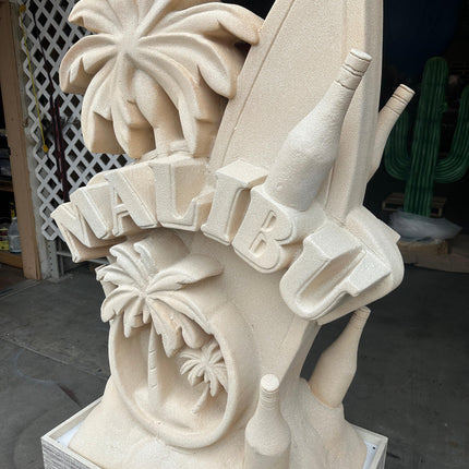 Malibu Rum Sandcastle Over Sized Statue - LM Treasures 