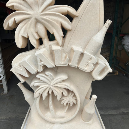 Malibu Rum Sandcastle Over Sized Statue - LM Treasures 