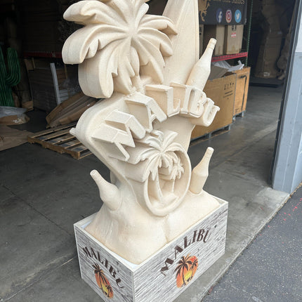 Malibu Rum Sandcastle Over Sized Statue - LM Treasures 
