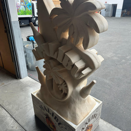 Malibu Rum Sandcastle Over Sized Statue - LM Treasures 