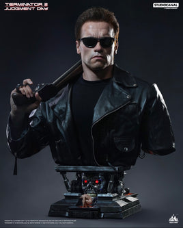 Terminator 2 T-800 Bust  (Arnold Schwarzenegger)  Life Size Statue - LM Treasures 
