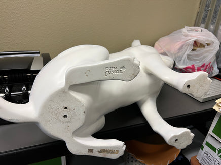 Target Dog Bullseye Mannequin Sitting Store Display Statue - LM Treasures 