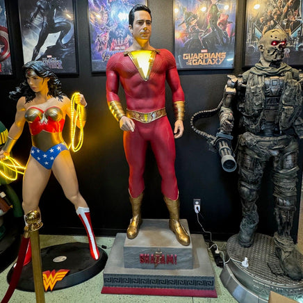 DC Comics SHAZAM (Zachary Levi) Life Size Statue - LM Treasures 