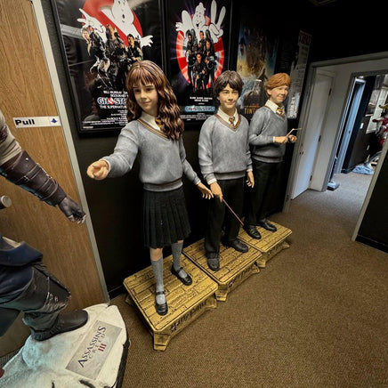 Harry Potter The Chamber of Secrets Set of 3 Life Size Statues - LM Treasures 