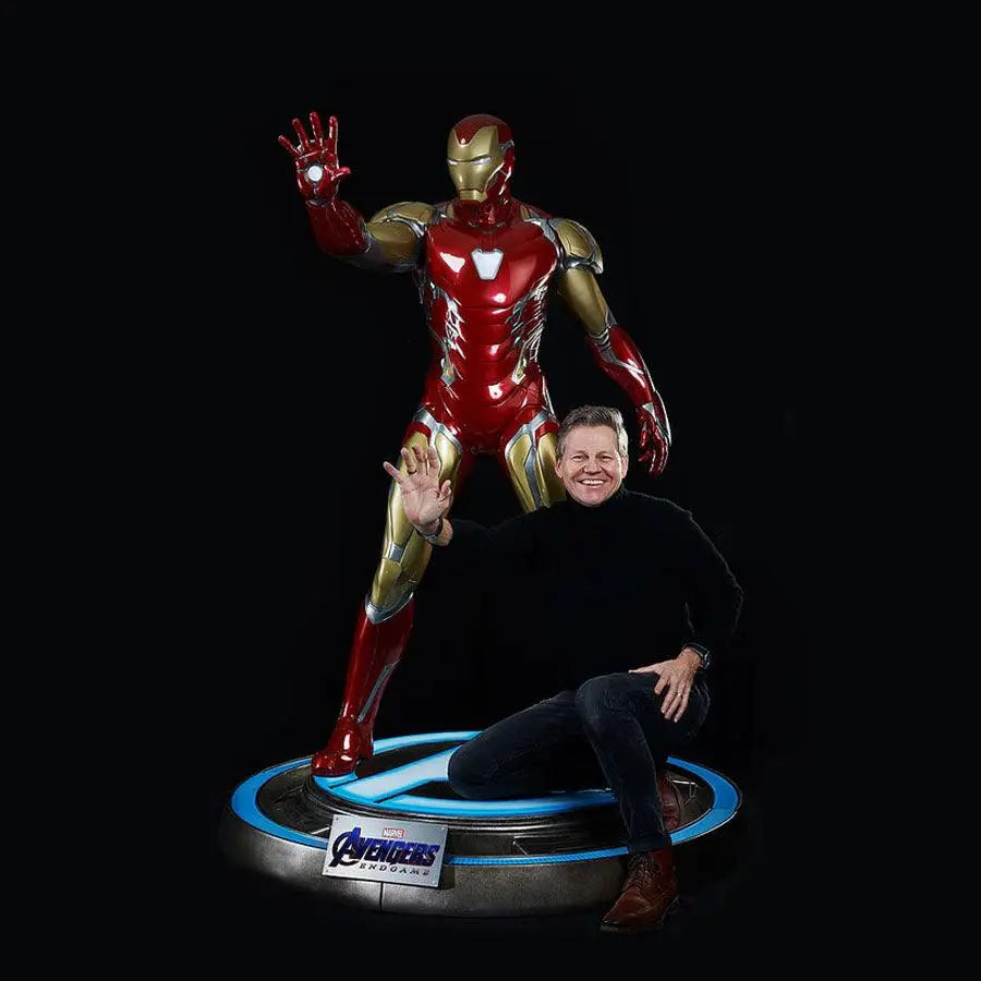 avengers legends gear iron man helmet figure Marvel Life Size Prop Replica Endgame The Iron Man Electronic Helmet is a perfect addition to the brand Endgame Costume Iron Man Marvel