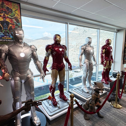 Iron Man 3 Mark II on DX Base Life Size Statue LM Treasures - BK