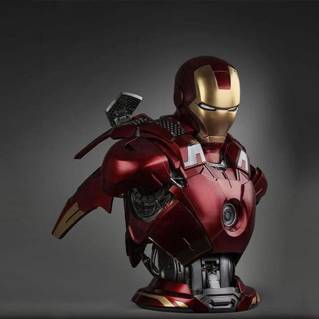 Marvel Iron Man MK 7 Life Size Bust Statue by Queen Studios
