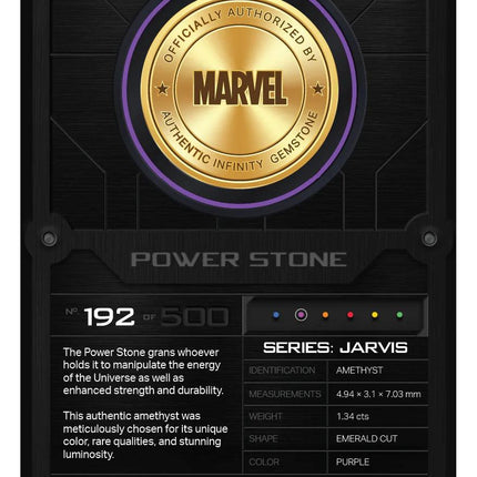 Marvel Jarvis Series Power Stone Gemstone - LM Treasures 