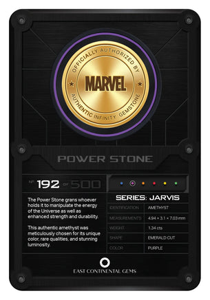 Marvel Jarvis Series Power Stone Gemstone - LM Treasures 