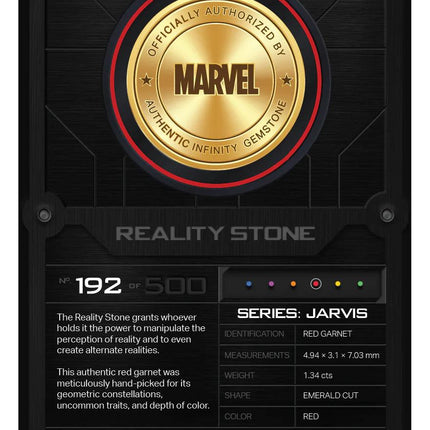 Marvel Jarvis Series Reality Stone Gemstone - LM Treasures 