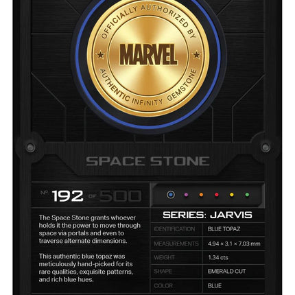 Marvel Jarvis Series Space Stone Gemstone - LM Treasures 