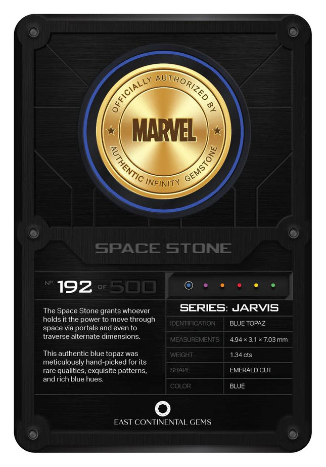 Marvel Jarvis Series Space Stone Gemstone - LM Treasures 
