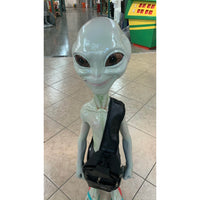 Alien With Satchel Life Size Statue - LM Treasures 