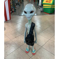 Alien With Satchel Life Size Statue - LM Treasures 