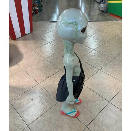 Alien With Satchel Life Size Statue - LM Treasures 