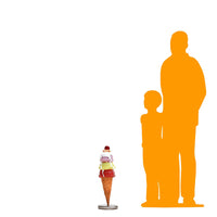 Three Scoop Ice Cream Over Sized Statue - LM Treasures 