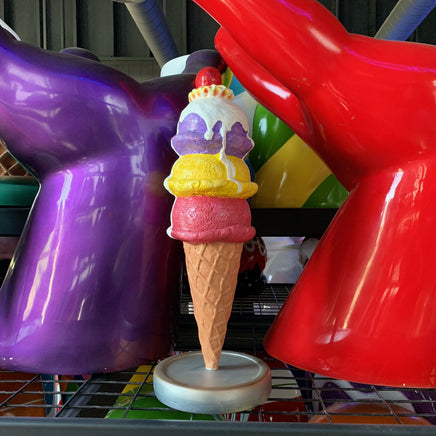 Three Scoop Ice Cream Over Sized Statue - LM Treasures 