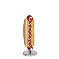 Hot Dog Over Sized Statue On Base - LM Treasures 