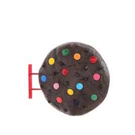 Hanging M & M Chocolate Cookie Over Sized Statue - LM Treasures 