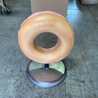 Pink Donut Over Sized Statue